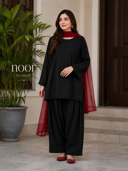 Black Farshi Set 2 Piece