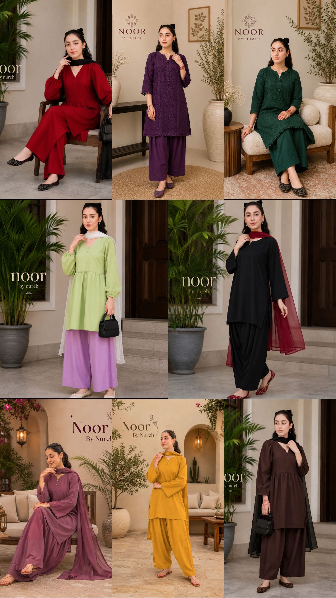 Pakistani Designer Dresses for Women | Premium Pret Wear, Farshi Sets & Co-Ord Sets | Worldwide Shipping | Noor By Nureh