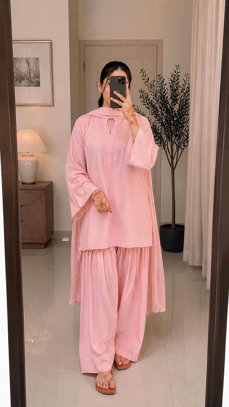 Pink Farshi Set 2 Piece