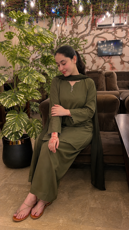 Olive Green Premium 2 Piece