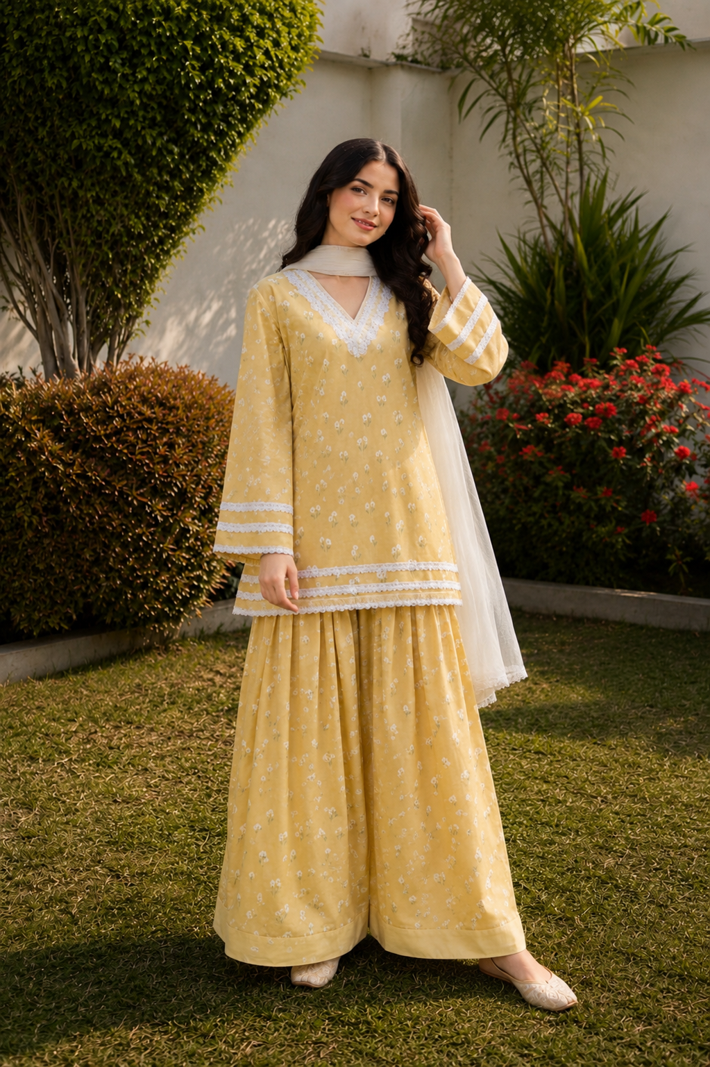 Lemon Grace Farshi Set