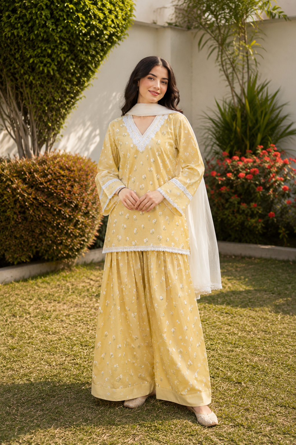 Lemon Grace Farshi Set