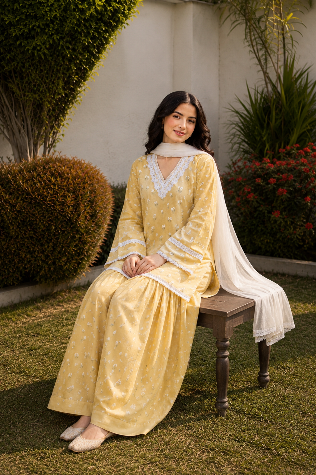 Lemon Grace Farshi Set