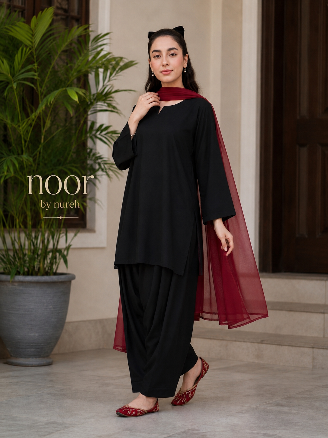 Black Farshi Set 2 Piece