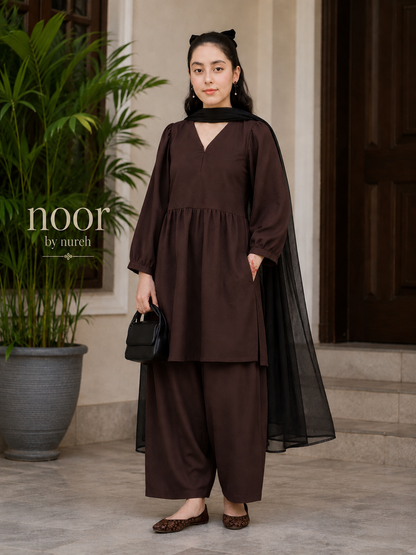 Chocolate Brown 2 Piece Co-Ord Set