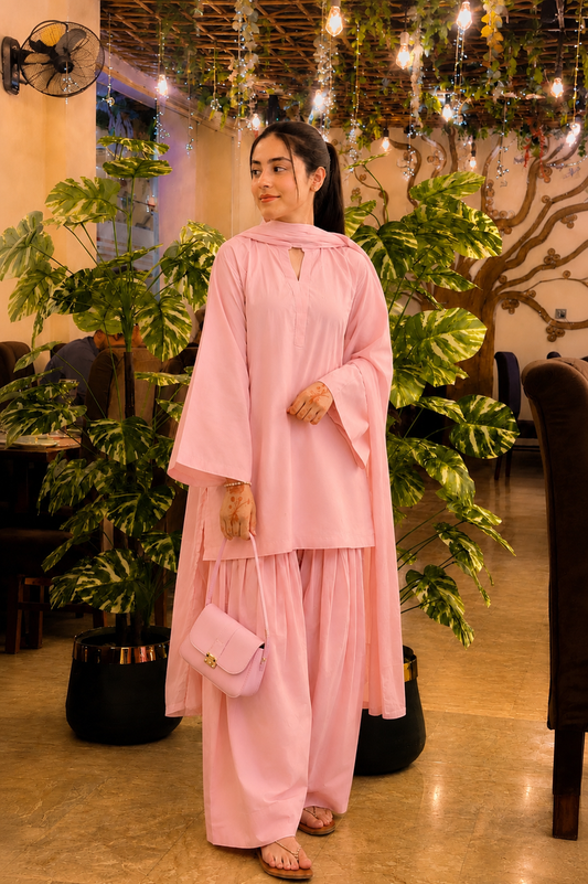 Pink Farshi Set 2 Piece