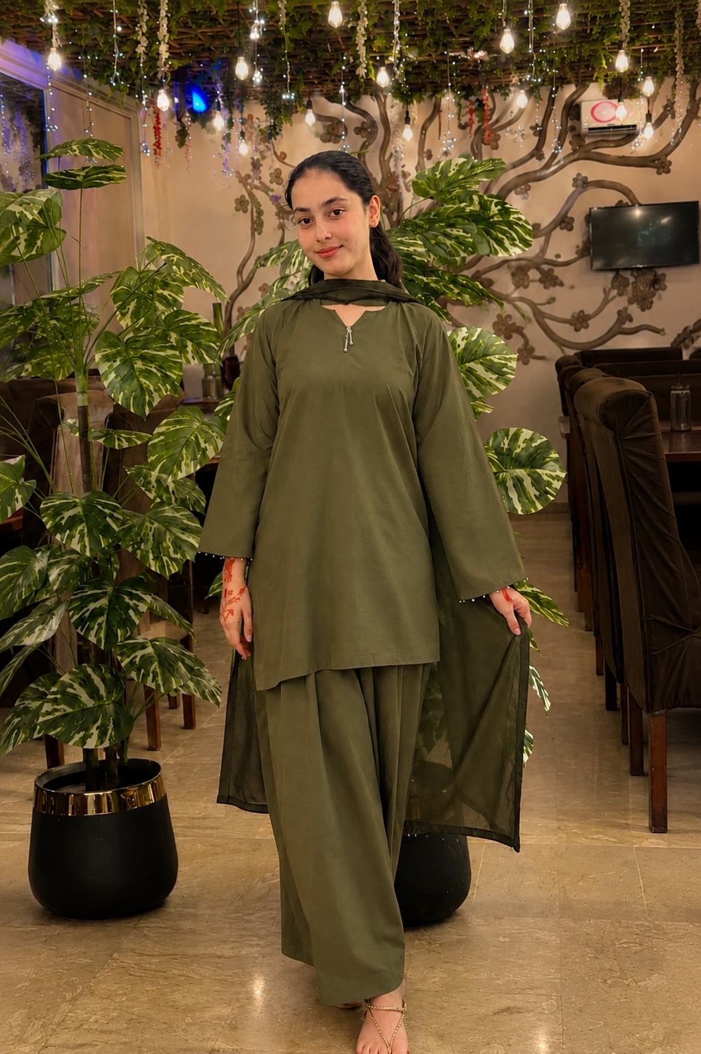 Olive Green Premium 2 Piece